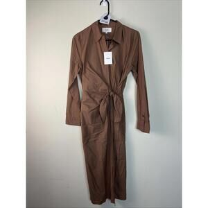 Xirena McCallister Dress 2026 Style in Latte Brown, $260 NWT, Small #2242